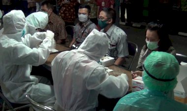 Hasil Rapid Tes Sekretariat DPRD Jatim, 4 orang Reaktif!