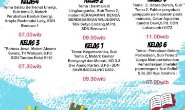 Jadwal Mapel Program GURUku, Senin 10 Agustus 2020